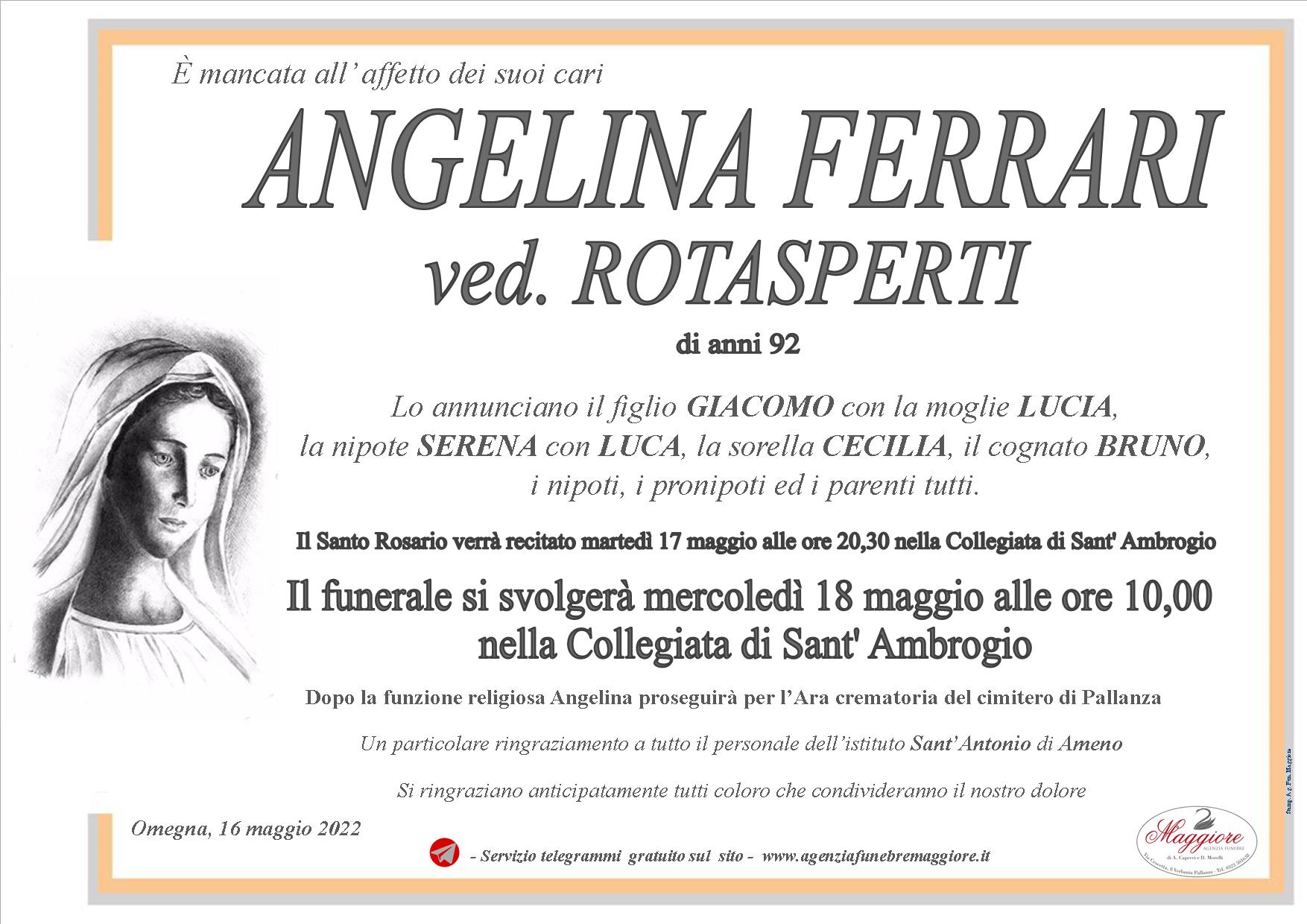 Angelina Ferrari ved. Rotasperti