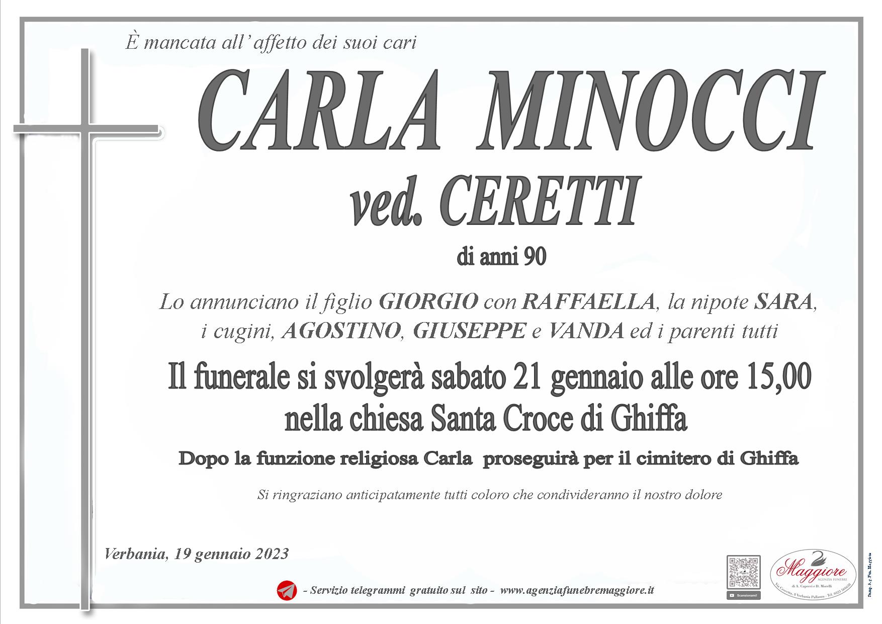 Carla Minocci ved. Ceretti