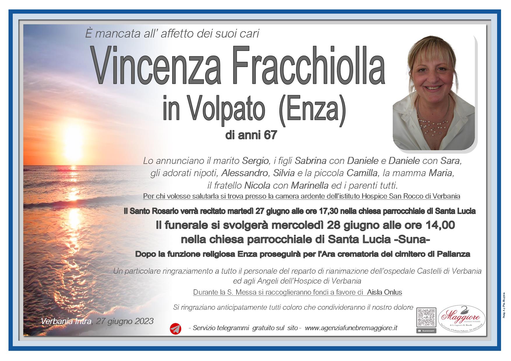 Vincenza Fracchiolla in Volpato
