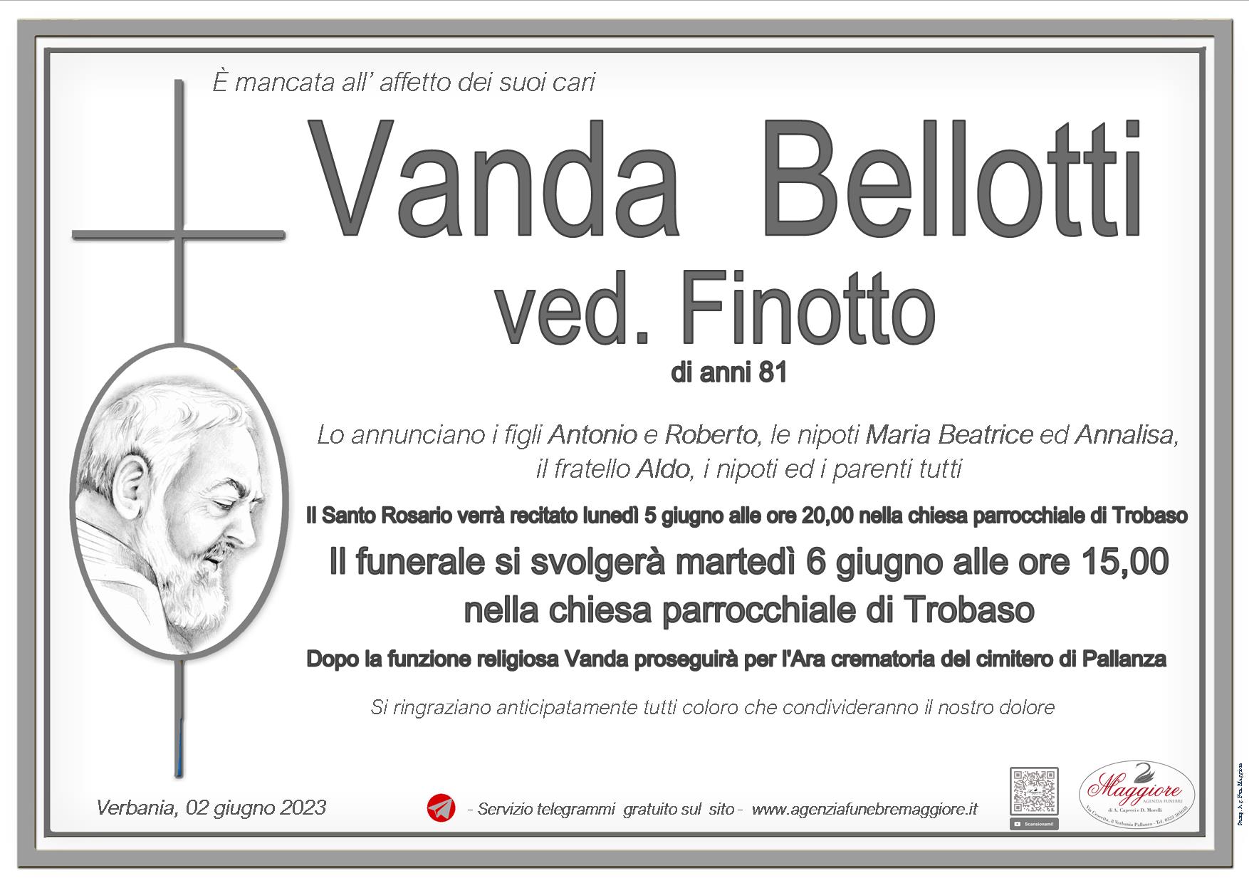 Vanda Bellotti ved. Finotto