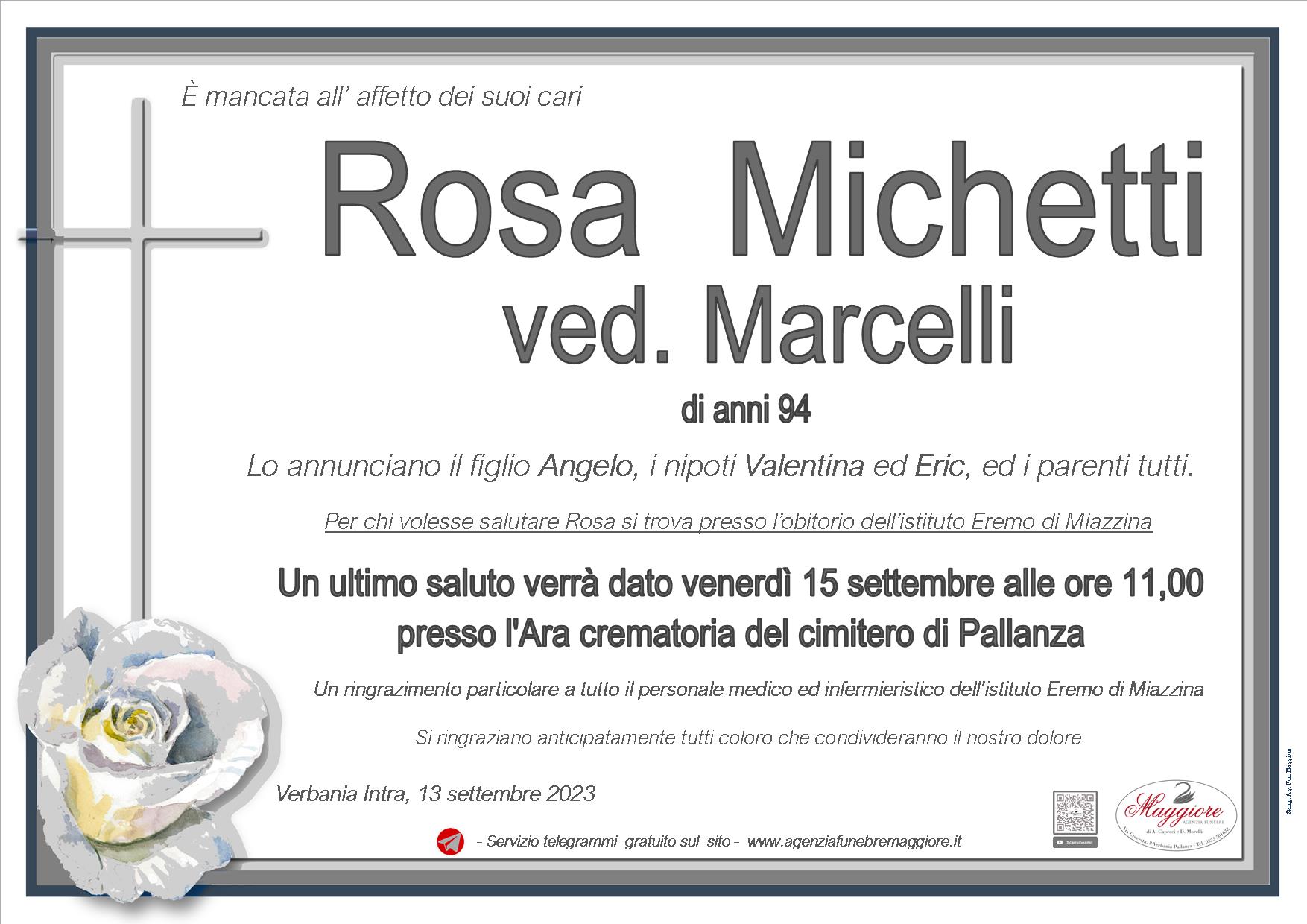 Rosa Michetti ved. marcelli