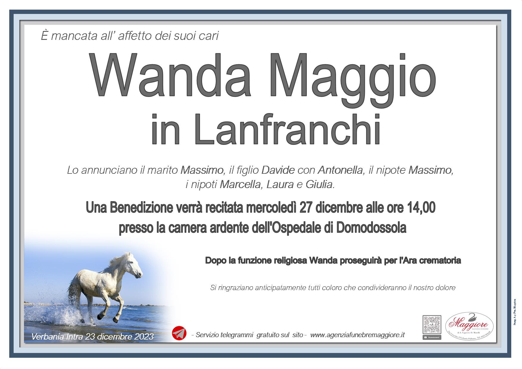 Wanda Maggio in Lanfranchi