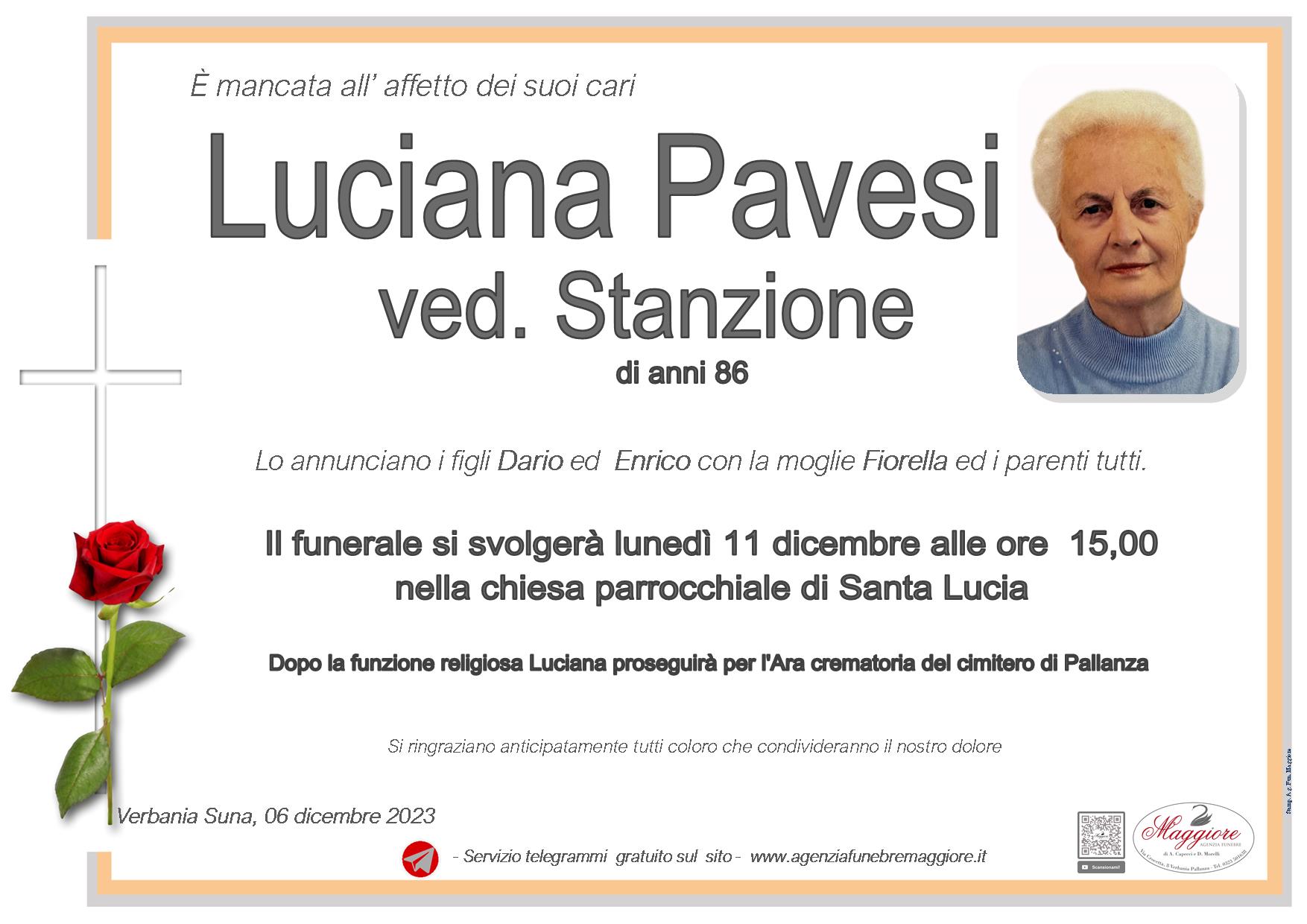 Luciana Pavesi ved. Stanzione