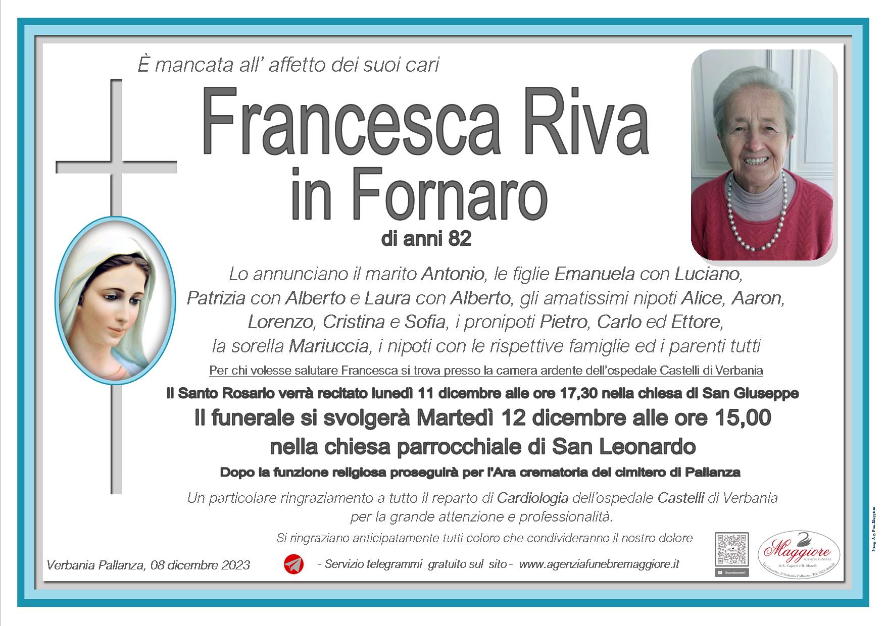 Francesca Riva in Fornaro