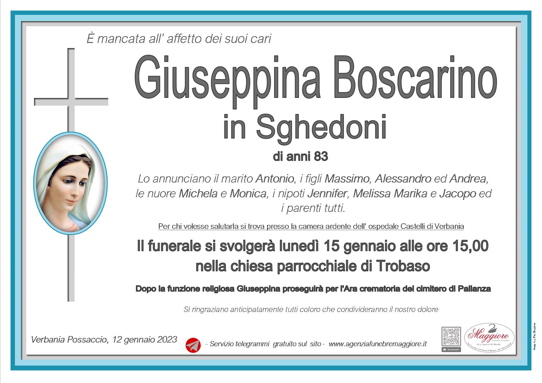 Giuseppina Boscarino in Sghedoni