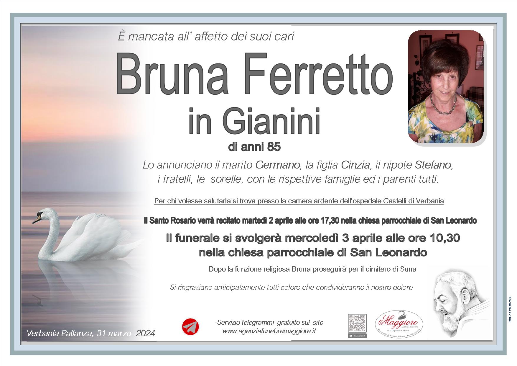Bruna Ferretto in Giannini