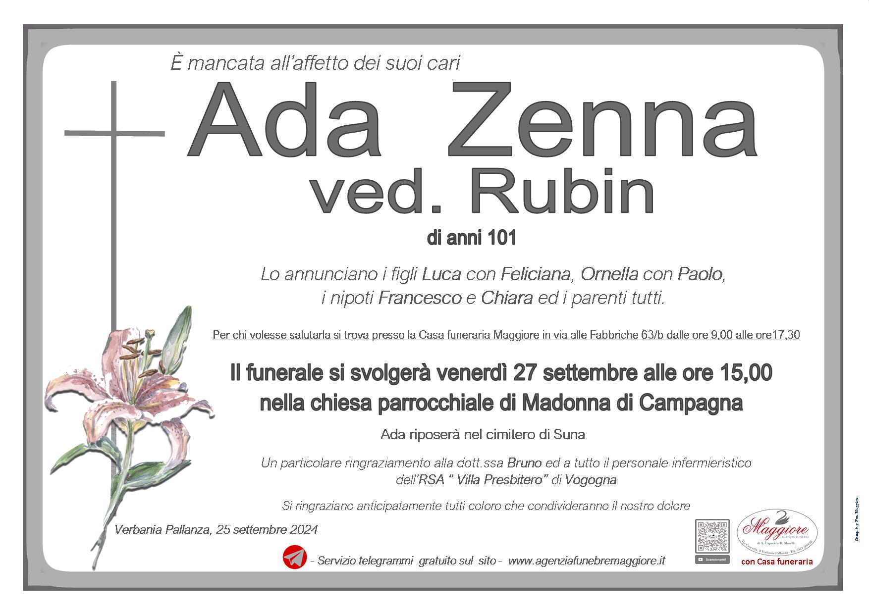 Ada Zenna ved. Rubin