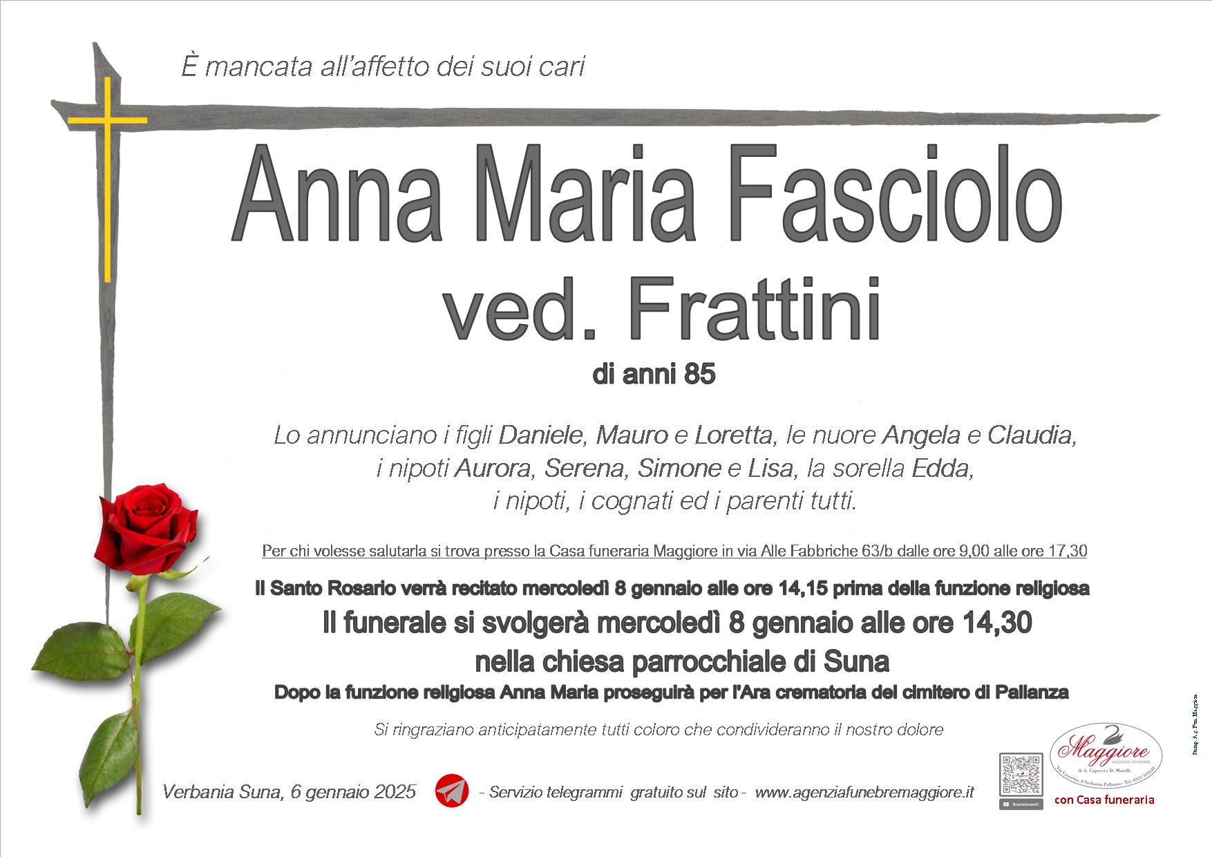 Anna Maria Fasciolo ved. Frattini