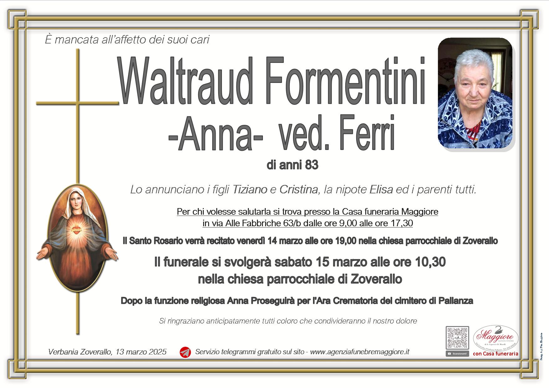 Anna Formentini ved. Ferri
