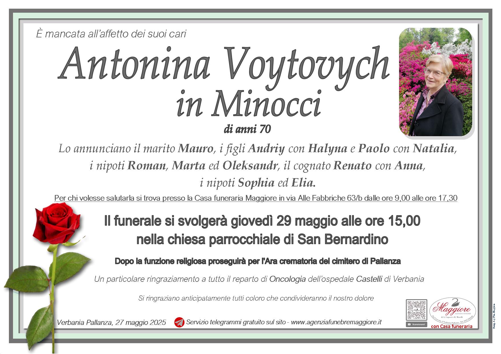 Antonina Voytovych in Minocci