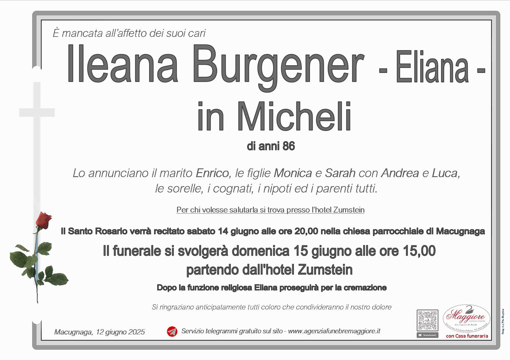Ileana Burgener in Micheli