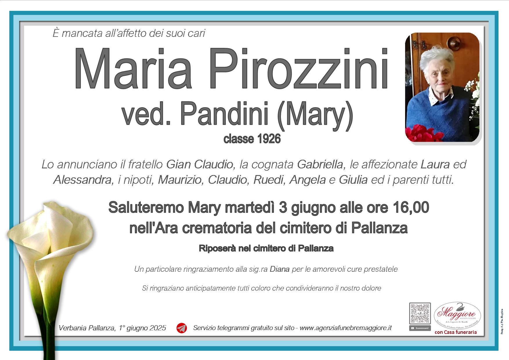 Maria Pirozzini ved. Pandini