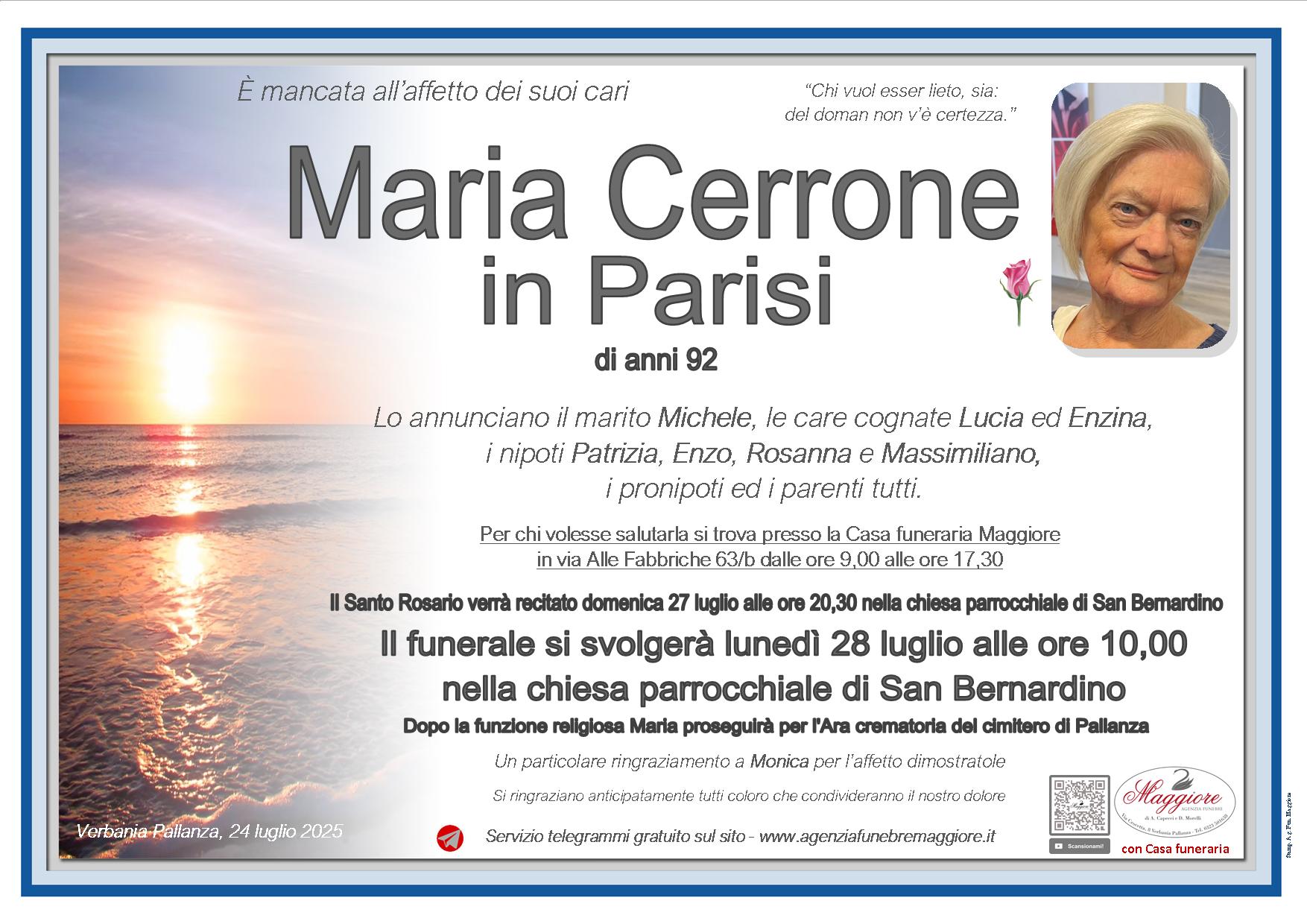 Maria  Cerrone in Parisi