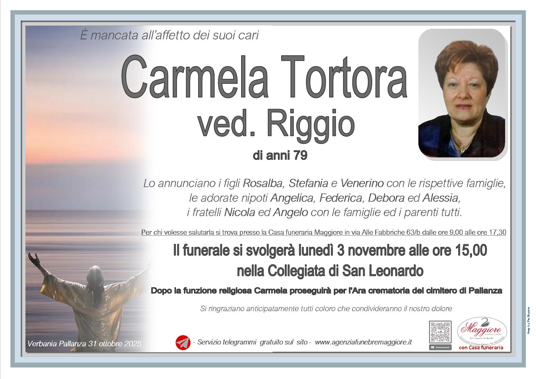 Carmela Tortora ved. Riggio