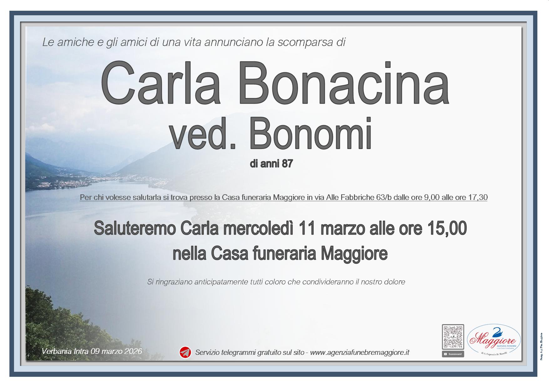 Carla Bonacini ved. Bonomi
