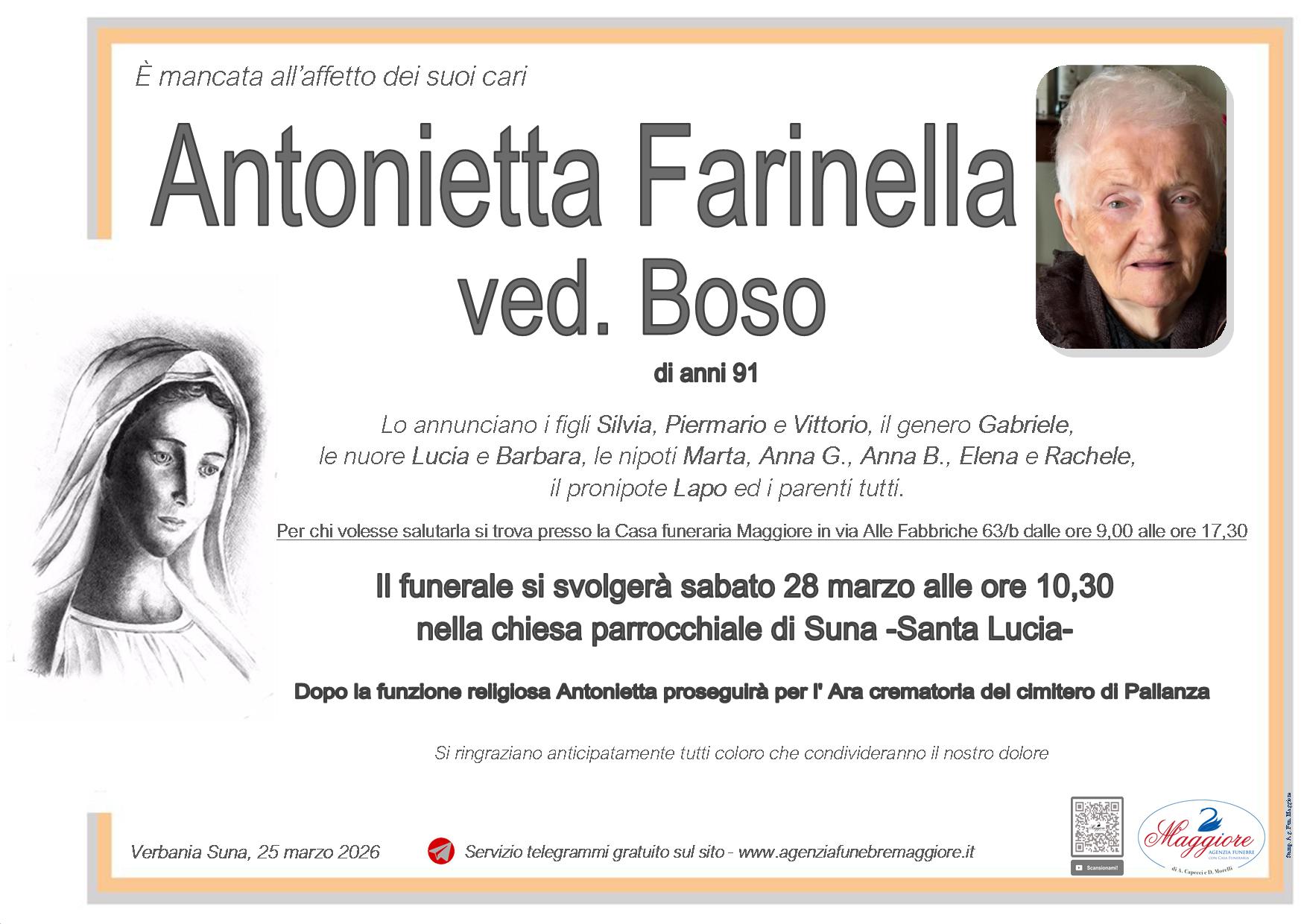 Antonietta Farinella ved. Boso