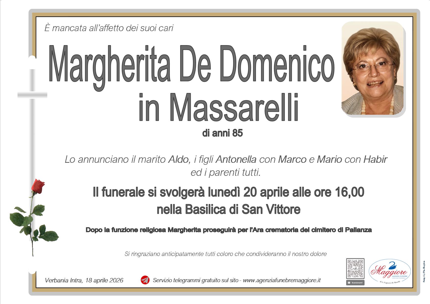 Margherita De Domenico in Massarelli