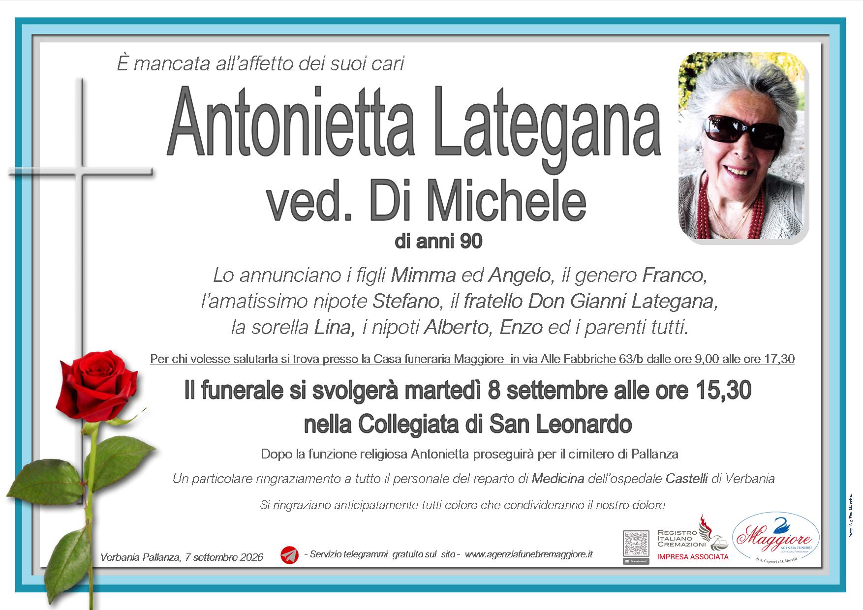 Antonietta Lategana  ved. Di Michele